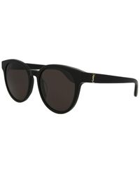 Saint Laurent Slm25k 56mm Sunglasses - Black