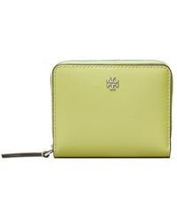 Tory Burch - Emerson Patent Mini Leather Wallet - Lyst