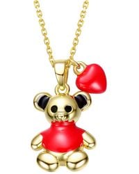 Genevive Jewelry - Rachel Glauber 14K Plated Pendant Necklace - Lyst