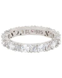 Suzy Levian CZ Jewelry - Suzy Levian Cz Multi-Cut Eternity Ring - Lyst