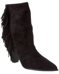 Aquazzura - Marfa 70 Suede Bootie - Lyst