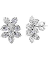 Effy Fine Jewelry - 14K 0.89 Ct. Tw. Diamond Earrings - Lyst