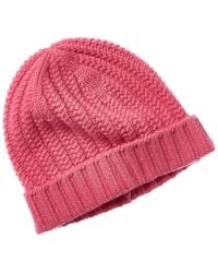Sofiacashmere - Sofiacashmere Chunky Textured Cashmere Hat - Lyst