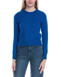 Brodie Cashmere - Fitted Wool & Cashmere-Blend Sweater - Lyst