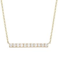 Diamond Select Cuts - 14K 0.25 Ct. Tw. Diamond Pendant Necklace - Lyst