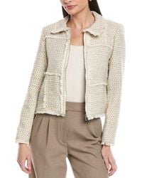 Vince Camuto - Fringe Trim Collar Jacket - Lyst