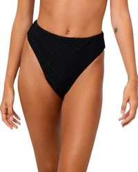 La Porte - Monica High-Waisted Cheeky Bikini Bottom - Lyst