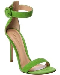 Gianvito Rossi - Portofino 105 Suede Sandal - Lyst