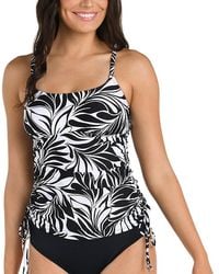 24th & Ocean - Floating Palms Tankini Top - Lyst