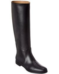 Sergio Rossi - Chevallier Leather Knee-High Boot - Lyst