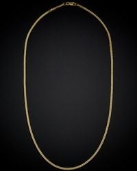 Italian Gold - 14k Franco Link Necklace - Lyst