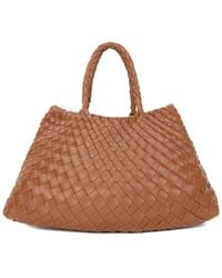 Tiffany & Fred Paris - Hand-Woven Leather Tote - Lyst