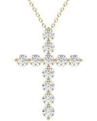 Lab Grown Diamonds - 14K 2.00 Ct. Tw. Lab-Grown Diamond Necklace - Lyst