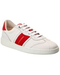 Ferragamo - Achille Leather Sneaker - Lyst