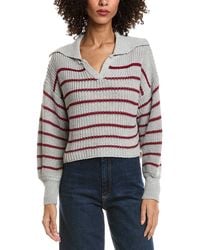 Madison Miles - Knit Polo Sweater - Lyst