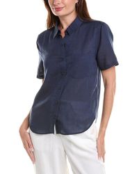 Onia - Air Linen-Blend Short Sleeve Shirt - Lyst