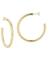 Glaze Jewelry - 14k Over Silver Thick Hoops - Lyst