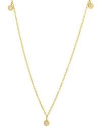MaxColor - 14K 0.06 Ct. Tw. Lab-Grown Diamond Necklace - Lyst