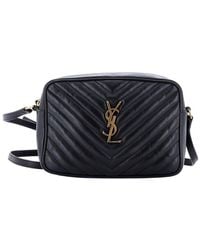 Saint Laurent - Matelasse Chevron Leather Lou Camera Bag Small (Authentic Pre-Loved) - Lyst