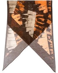 Ferragamo - Silk-Blend Scarf - Lyst