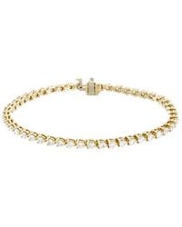 Diana M. Jewels - 14k 4.21 Ct. Tw. Diamond Tennis Bracelet - Lyst