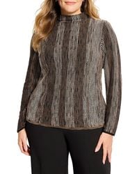 NIC+ZOE - Plus Ombre Pixel Knit Sweater - Lyst