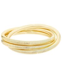 Juvell - Plated Flexible Goose Bangle Bracelet - Lyst