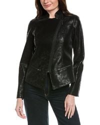 Joseph Ribkoff - Vegan Leather Jacket - Lyst