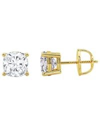Lab Grown Diamonds - 14K 6.00 Ct. Tw. Lab-Grown Diamond Earrings - Lyst