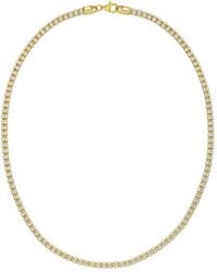 Italian Silver - Italian Over Ice Chain Necklace - Lyst