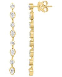 Effy Fine Jewelry - 14K 0.93 Ct. Tw. Lab-Grown Diamond Earrings - Lyst