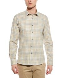 Scott Barber - Weekend Heathered Plaid Shirt - Lyst