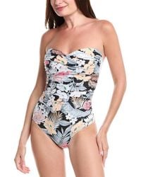 Sea Level - Calypso Twist Bandeau One-Piece - Lyst