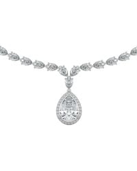 Sabrina Designs Lab Grown Diamonds - 14K 12.39 Ct. Tw. Lab-Grown Diamond Tennis Necklace - Lyst