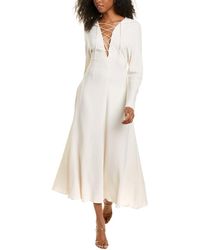 Stella McCartney Juliet Silk-lined Maxi Dress - White
