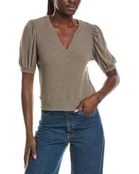 Michael Stars - Quinn Semi Fitted Top - Lyst