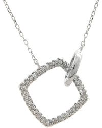 Diamond Select Cuts - 0.10 Ct. Tw. Diamond 14K Necklace - Lyst
