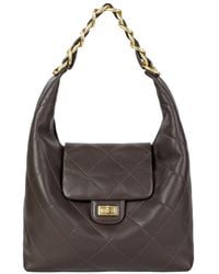 Tiffany & Fred Paris - Quilted Leather Hobo Bag - Lyst