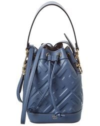 Fendi - Mon Tresor Mini Leather Bucket Bag - Lyst