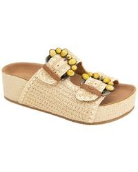 Gentle Souls - By Kenneth Cole Kendall Raffia Sandal - Lyst