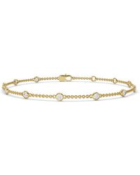 Lab Grown Diamonds - 14K 4.00 Ct. Tw. Lab-Grown Diamond Bracelet - Lyst