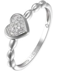 Diana M. Jewels - Fine Jewelry 14K 0.04 Ct. Tw. Diamond Half-Eternity Ring - Lyst