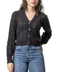 Lilla P - Full Sleeve Alpaca & Wool-Blend Cardigan Sweater - Lyst