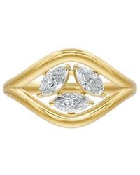 Lab Grown Diamonds - 18K Plated 0.48 Ct. Tw. Lab-Grown Diamond Ring - Lyst