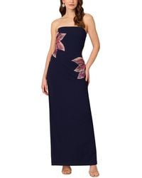 Aidan Mattox - Printed Maxi Dress - Lyst