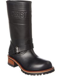 dior leather boots