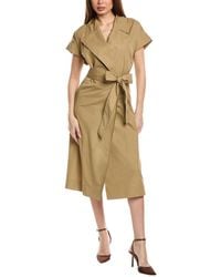 Lafayette 148 New York - Plus Belted Wrap Dress - Lyst