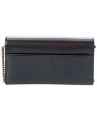 Saint Laurent Sunset Clutch in Black | Lyst