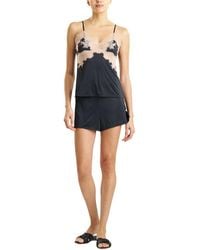 Natori - Enchant Lace Applique Cami Short Set - Lyst