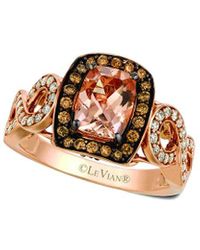 Le Vian - Nude Palette 14K Rose 1.49 Ct. Tw. Diamond & Morganite Ring - Lyst